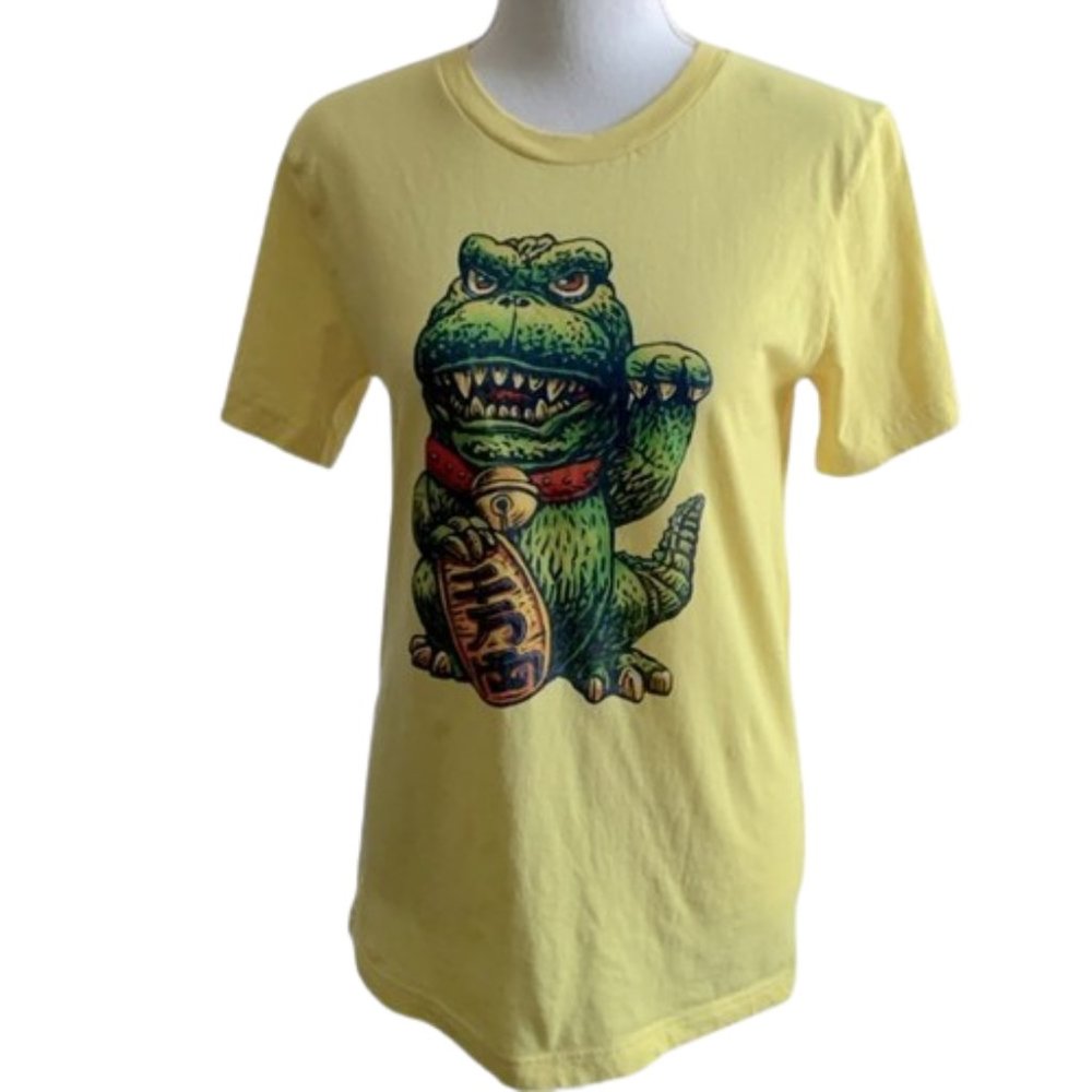 Bella + Canvas Unisex Graphic Short Sleeve Tee Size S Color Yellow